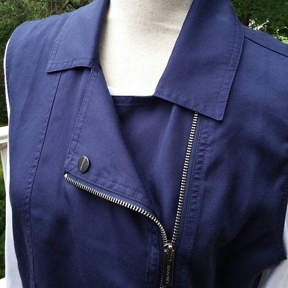 ANTHROPOLOGIE SANCTUARY TENCEL MOTO VEST - Picture 7 of 8